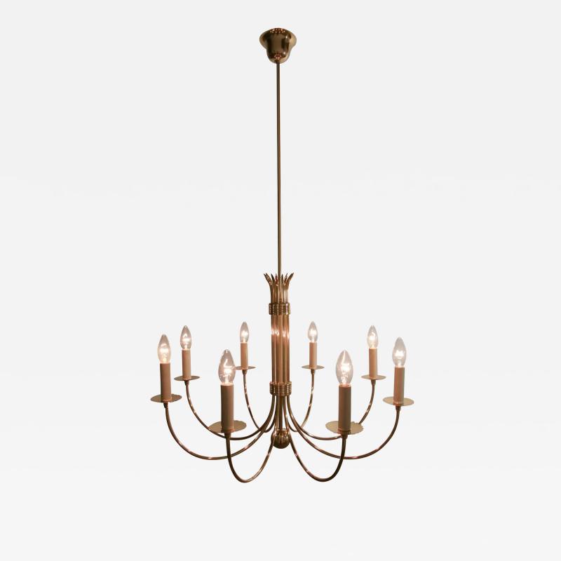 Guglielmo Ulrich Italian Mid Century Chandelier Attributed to Guglielmo Ulrich 1945s