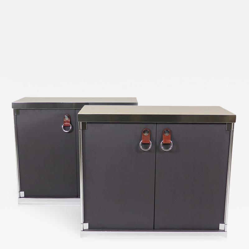 Guido Faleschini Pair of Two Door Cabinets