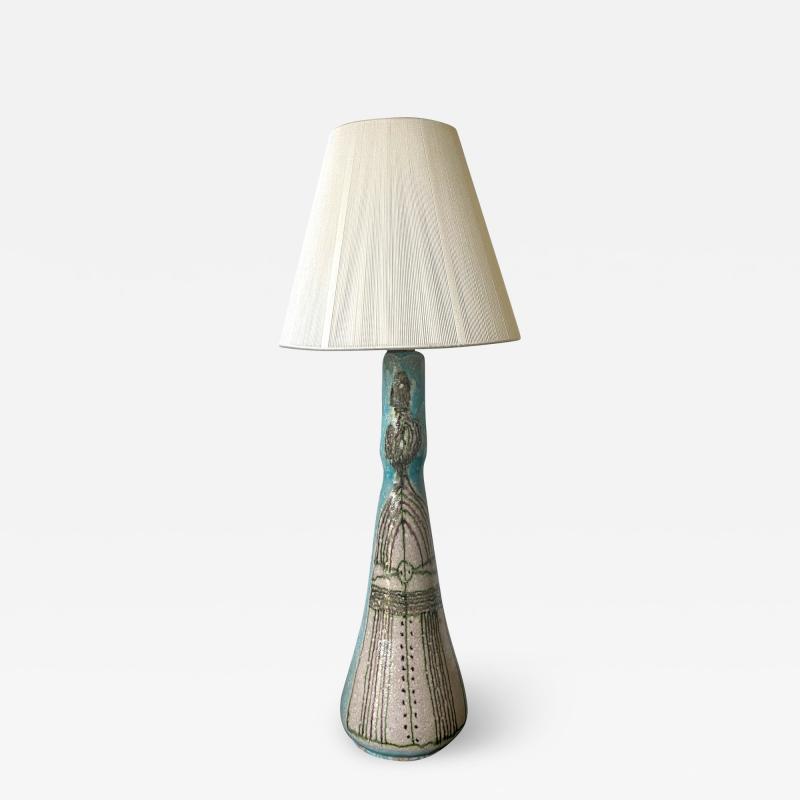 Guido Gambone Italian Vintage Guido Gambone Ceramic Table Lamp