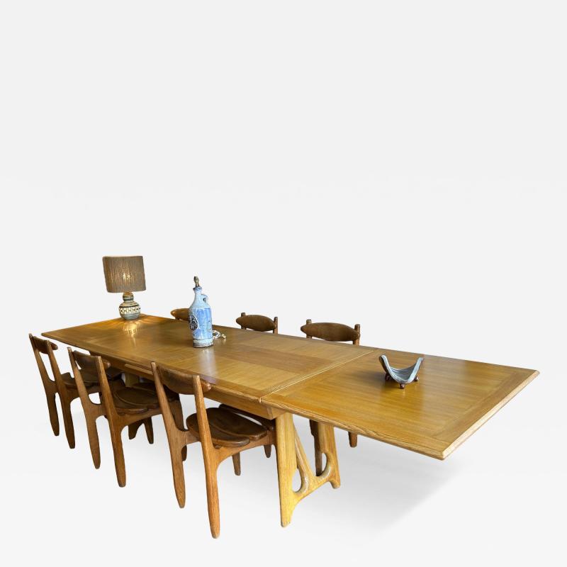 Guillerme et Chambron Dining Table by Guillerme et Chambron Circa 1960s France