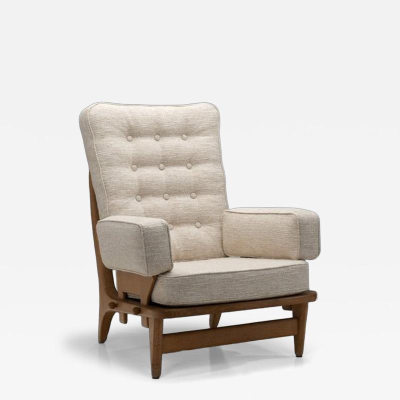 Guillerme et Chambron Guillerme et Chambron Oak Armchair for Votre Maison France Mid 20th Century