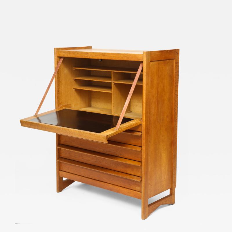 Guillerme et Chambron High chest dos dane secretary by Guillerme Chambron France 1960s