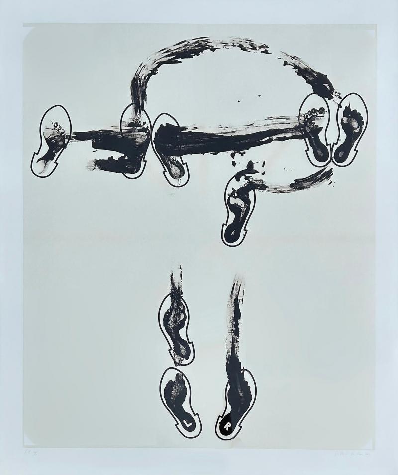 Guillermo Kuitca Naked Tango Artist Proof No 10 10 Print Signed Guillermo Kuitca Dated 2004