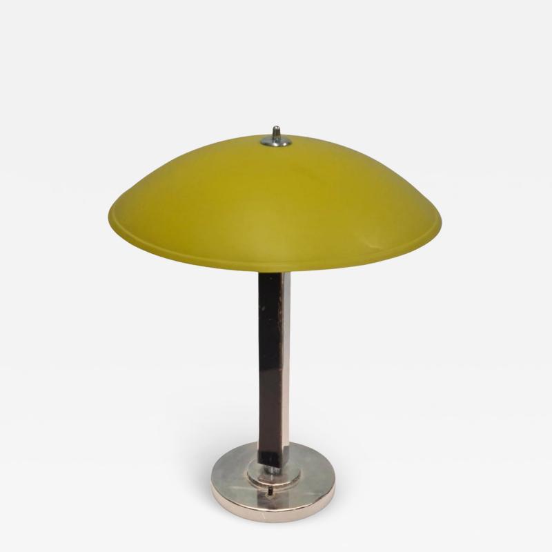 Gunilla Jung Exceedingly Rare Yellow Gunilla Jung Table Lamp Model 2004 Orno 1930s