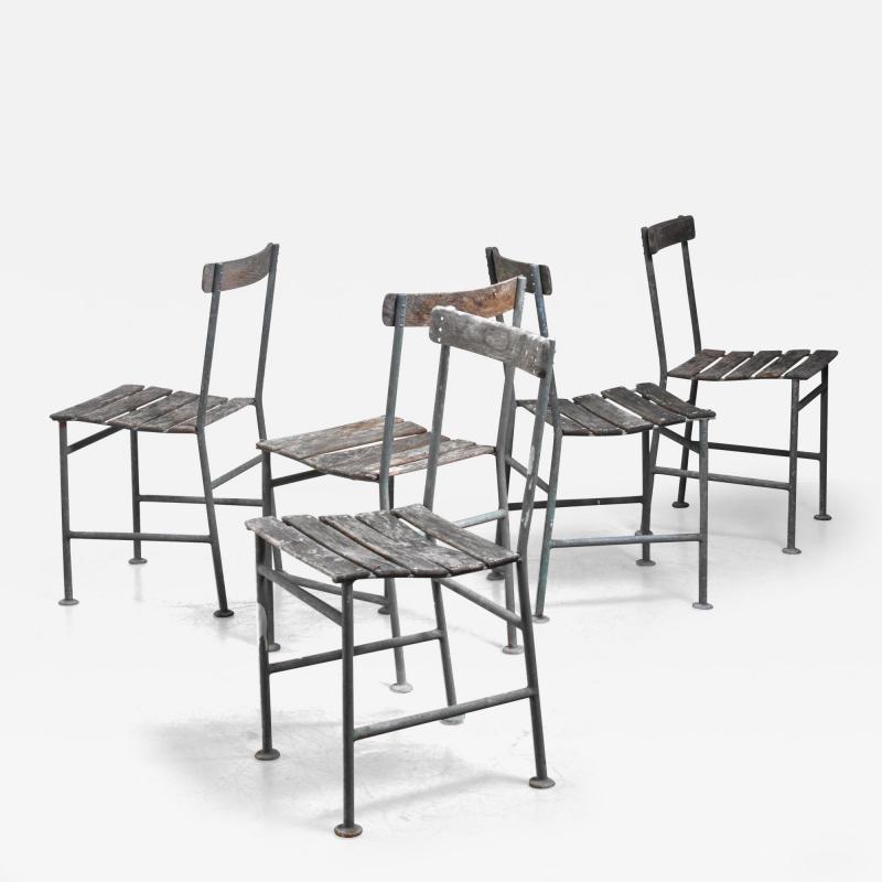 Gunnar Asplund Set of 5 Gunnar Asplund garden chairs