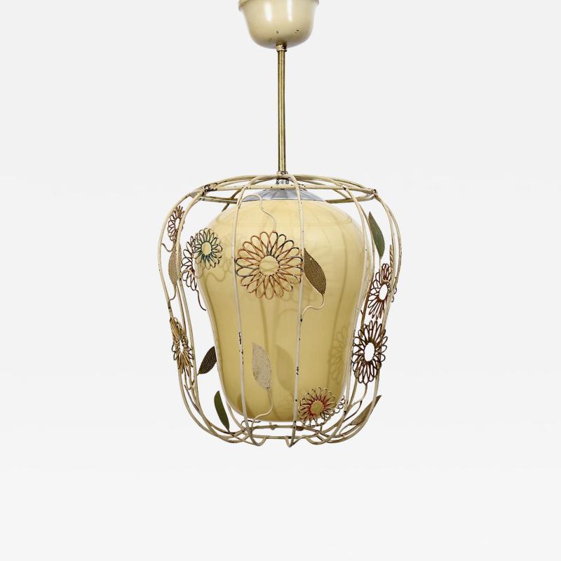 Gunnar Ekl f A lighting pendant attributed to Gunnar Ekl f 1940th 