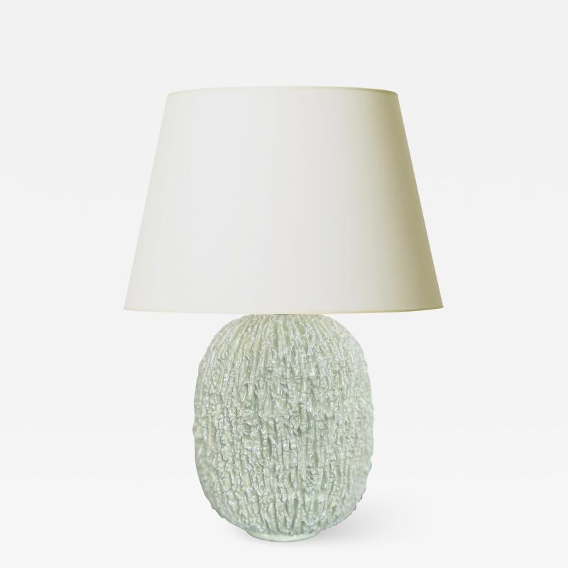 Gunnar Nylund Igelkott Lamp in Pale Lettuce Green by Gunnar Nylund