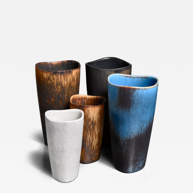 Gunnar Nylund Set of 3 Gunnar Nylund Ask vases
