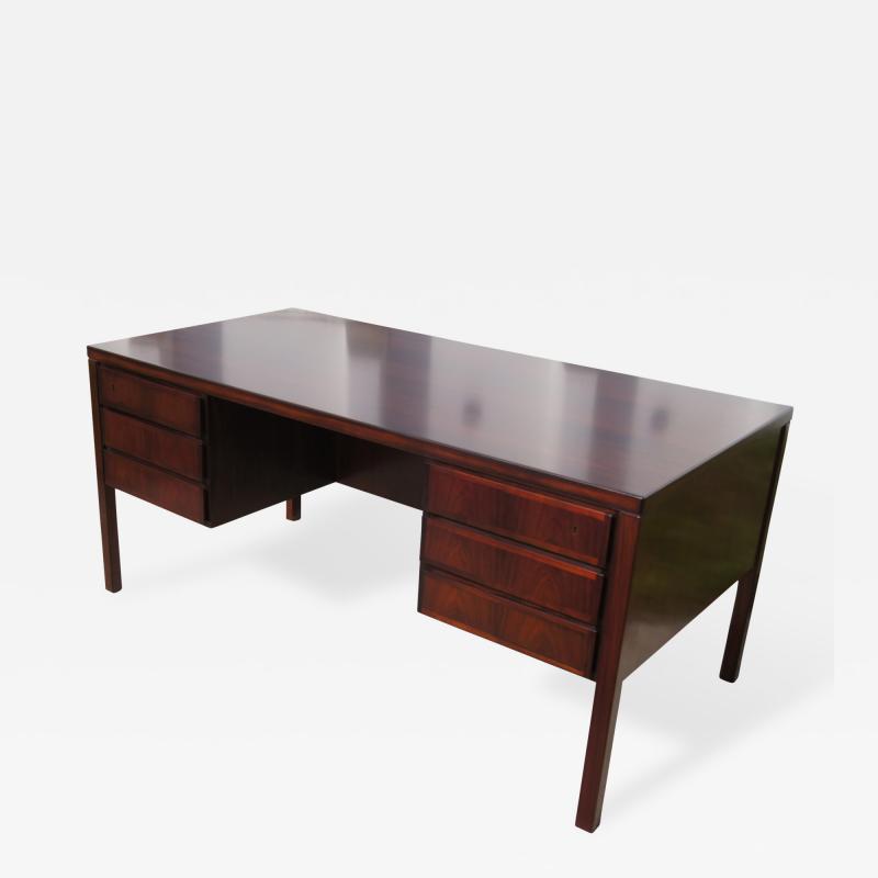 Gunni Omann Freestanding Rosewood Desk by Gunni Omann for Edmund J rgensen