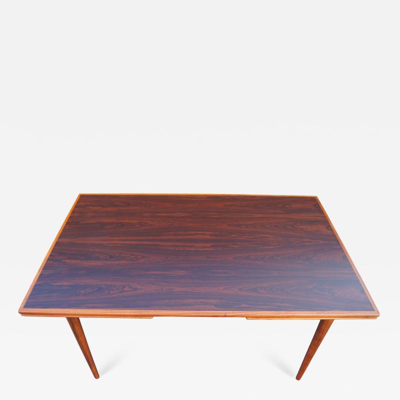 Gunni Omann Rosewood Expansion Dining Table by Gunni Omann for Omann Jun