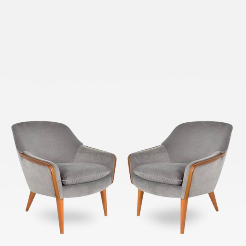 Gustav Bahus Rolf Rastad Adolf Relling Lounge Chairs Norway 1950s