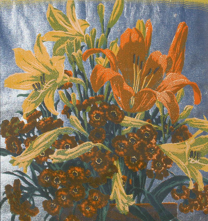Gustave Baumann From a Hillside Garden