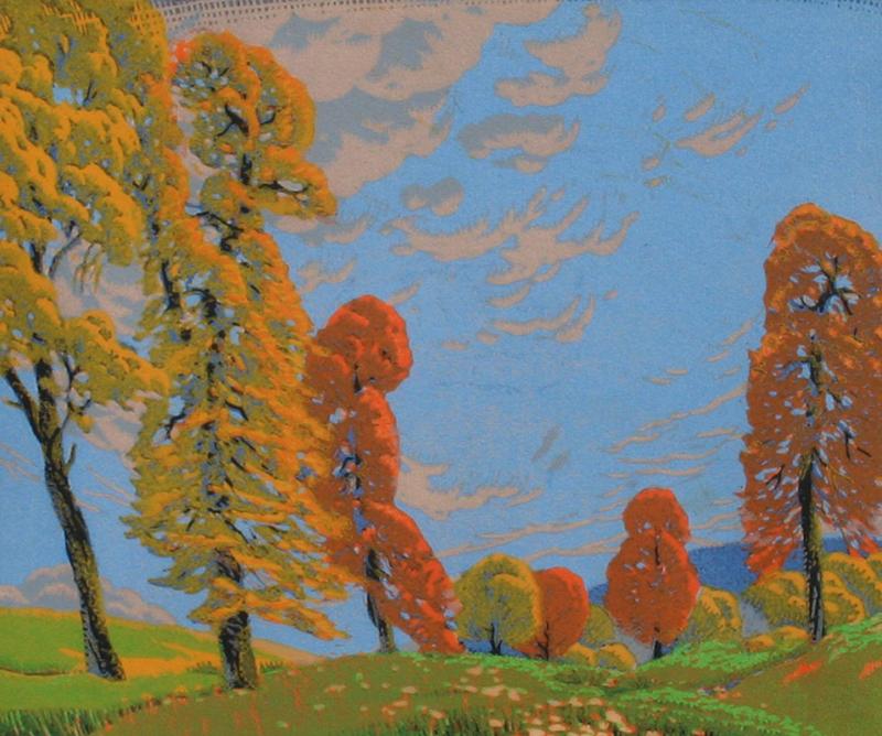 Gustave Baumann Indiana Gum Trees