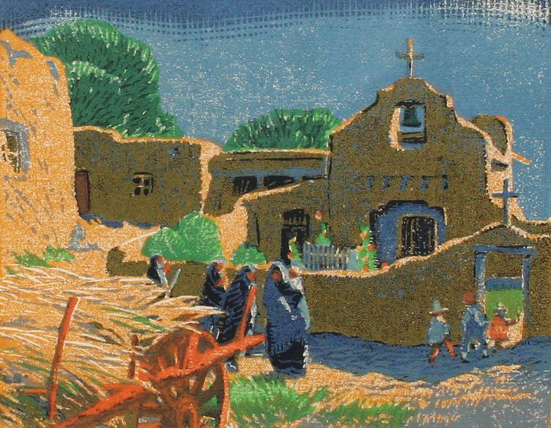 Gustave Baumann Talpa Chapel