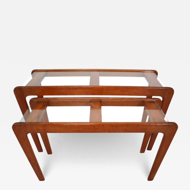Gustave Gautier 1950s Gigogne nesting tables by Gustave Gautier France