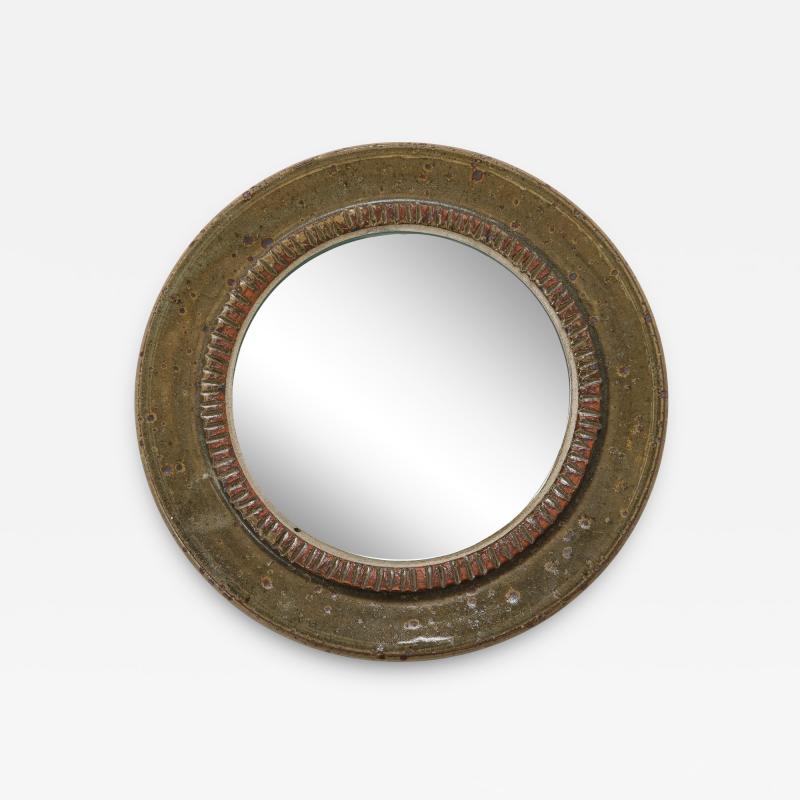 Gustave Tiffoche Gustave Tiffoche Ceramic Mirror France c 1960