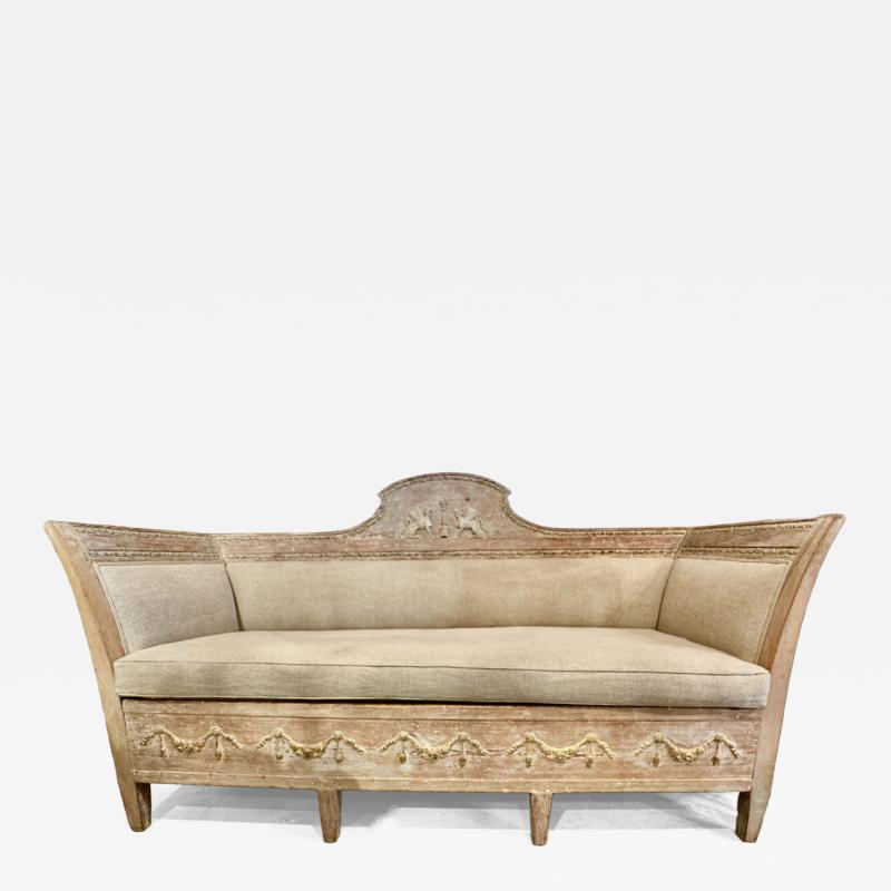 Gustavian Neoclassical Sofa c 1800 1810