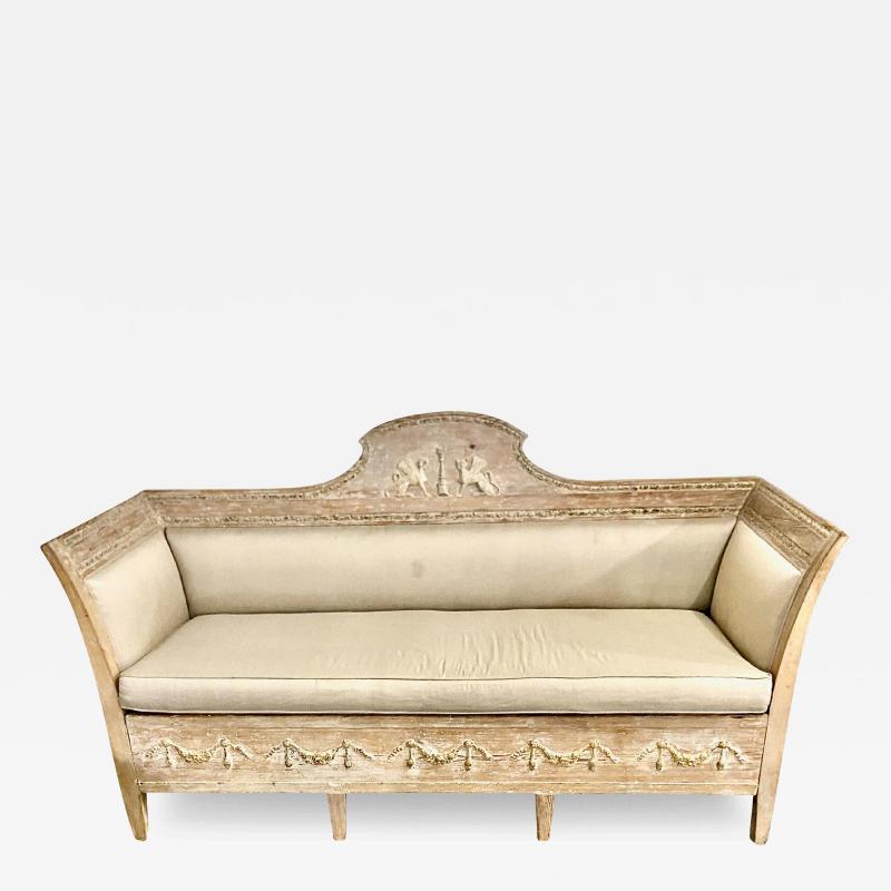 Gustavian Sofa or Bench Early 19th Century