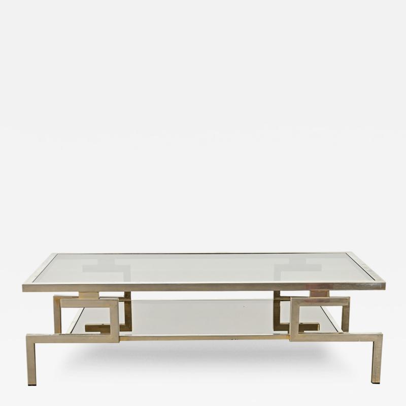 Guy LeFevre French Vintage Coffee Table in the Manner of Guy Lef vre