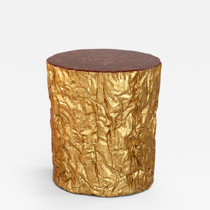 H l ne de Saint Lager FUT ROUGE SIDE TABLE