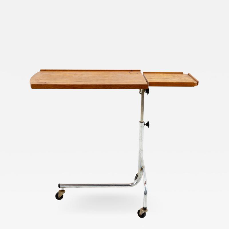 HMN Mid Century Danish Teak Adjustable Tray Table