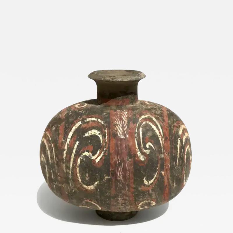 Han Dynasty Earthenware Cocoon Jar