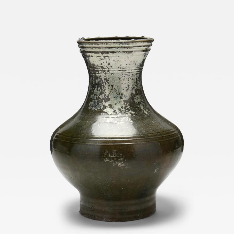 Han Dynasty Green Glazed Jar