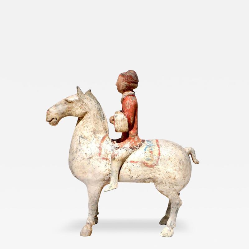 Han Dynasty Pottery Horse and Rider