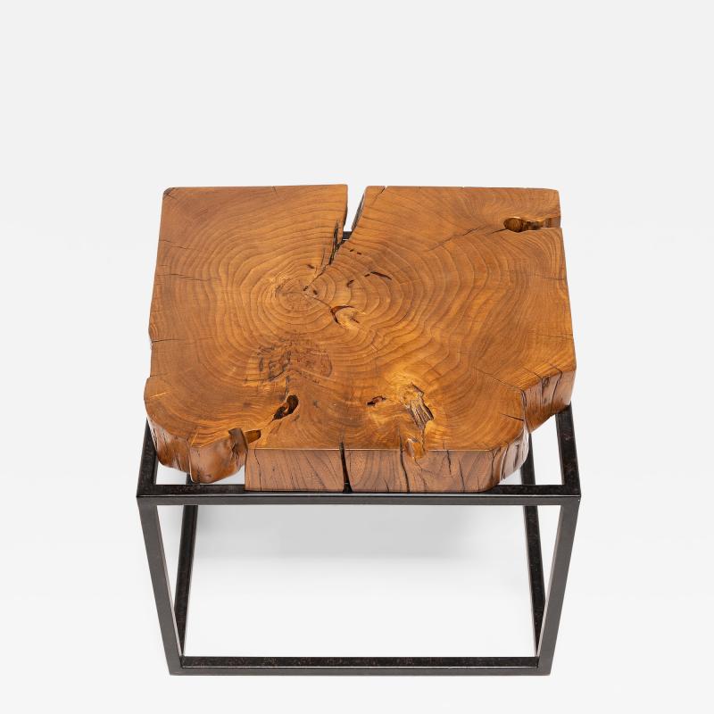 Hana Raw Timber Side Table