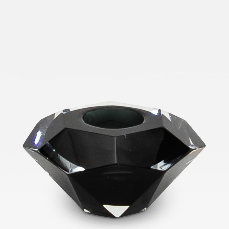 Hand Blown Murano Ashtray in Grey