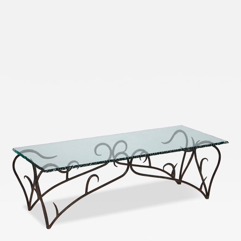 Hand Wrought Iron Coffee Table