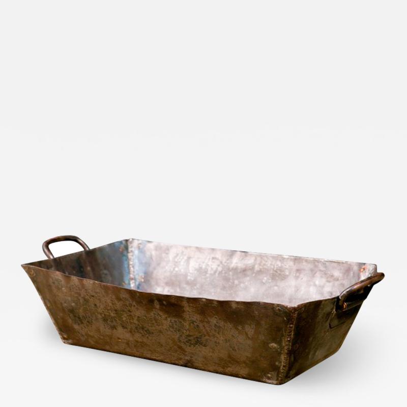 Handcrafted Industrial Metal Trough