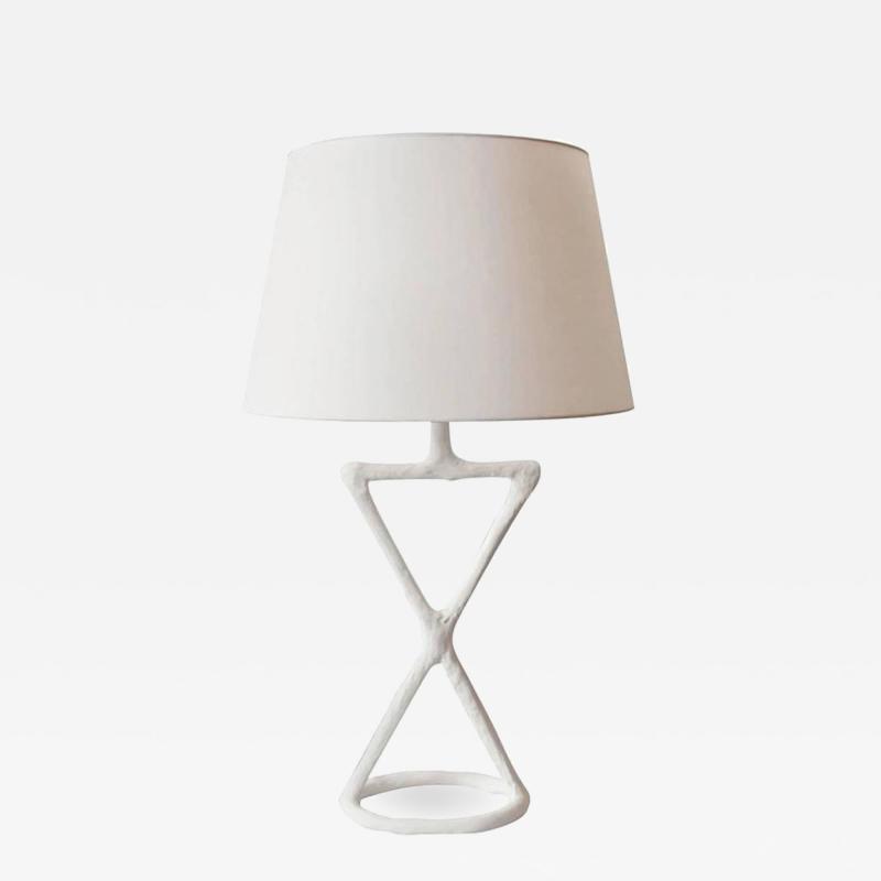 Handcrafted Plaster Infinitus Table Lamp