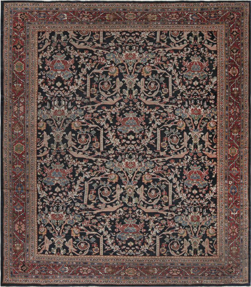 Handmade Antique Persian Sultanabad Rug