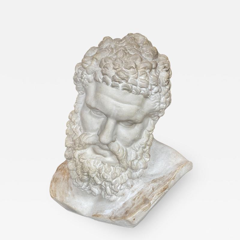 Handmade Ercole Farnese Plaster Sculpture Italy 1960s