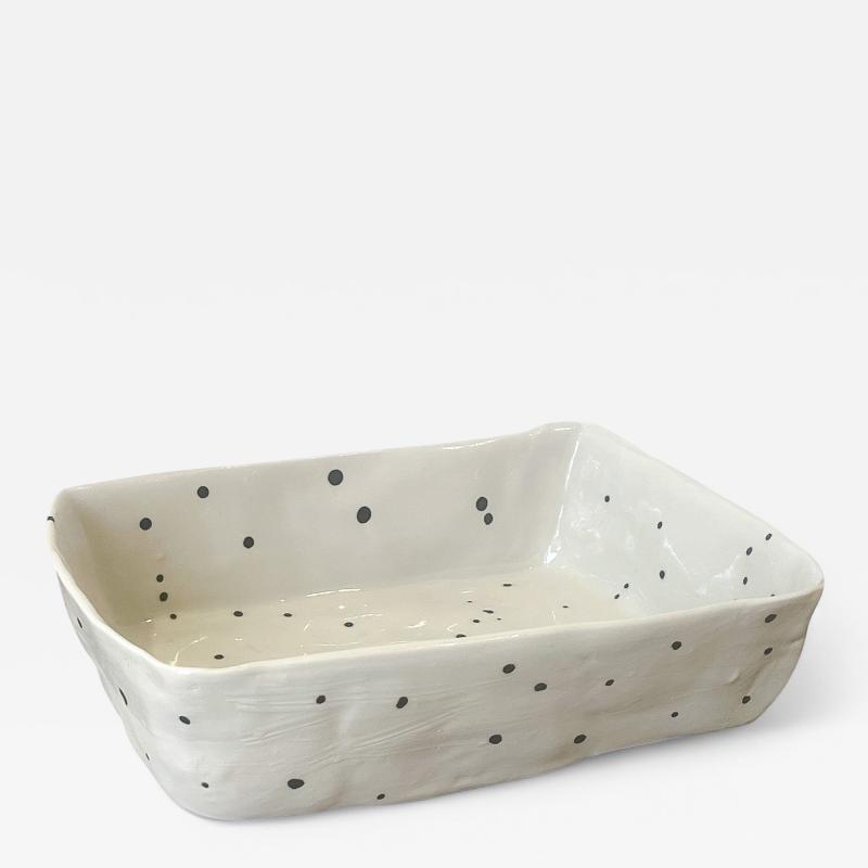 Handmade Rectangular Porcelain Dish