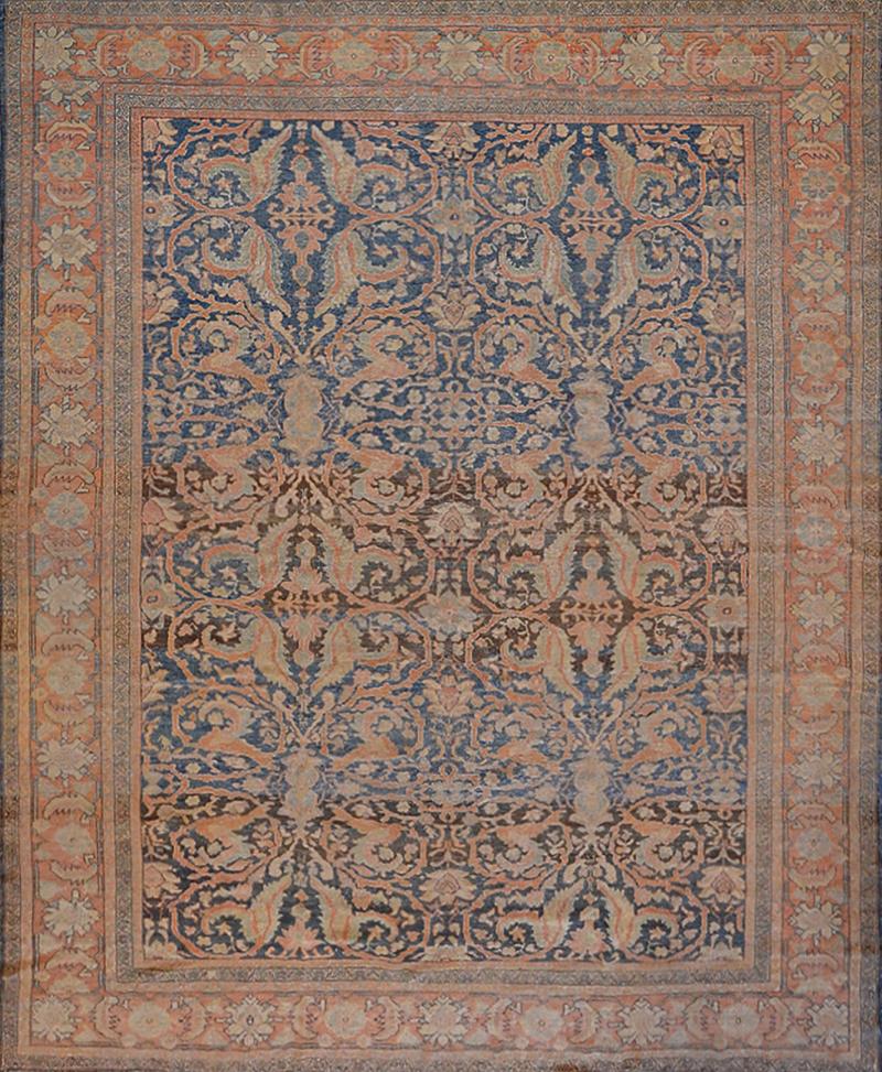 Handwoven Late 19th Century Persian Sultanabad