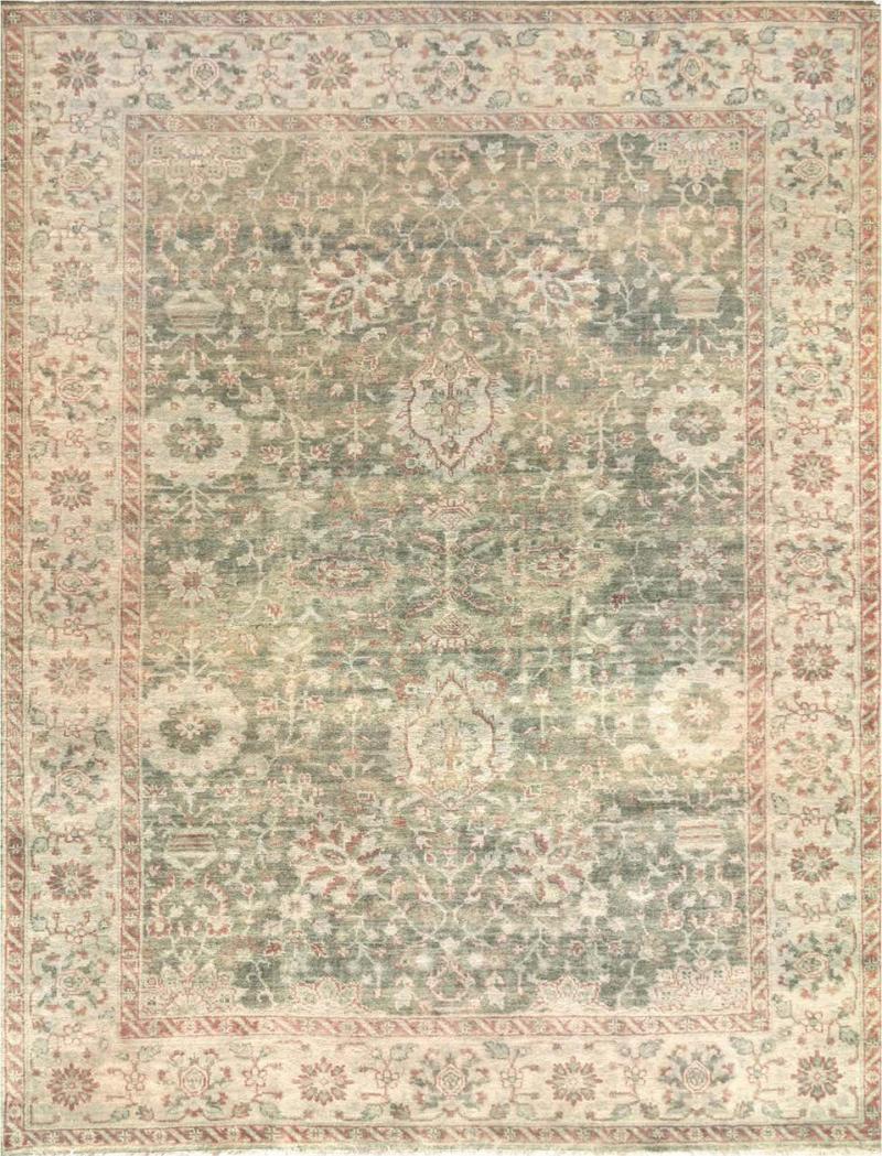 Handwoven Oushak Style Rug