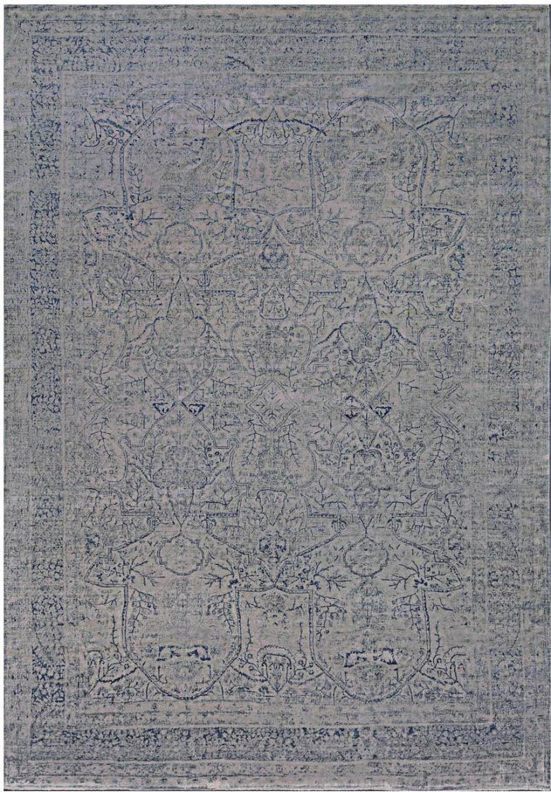 Handwoven Revival Kirman Style Silk Rug