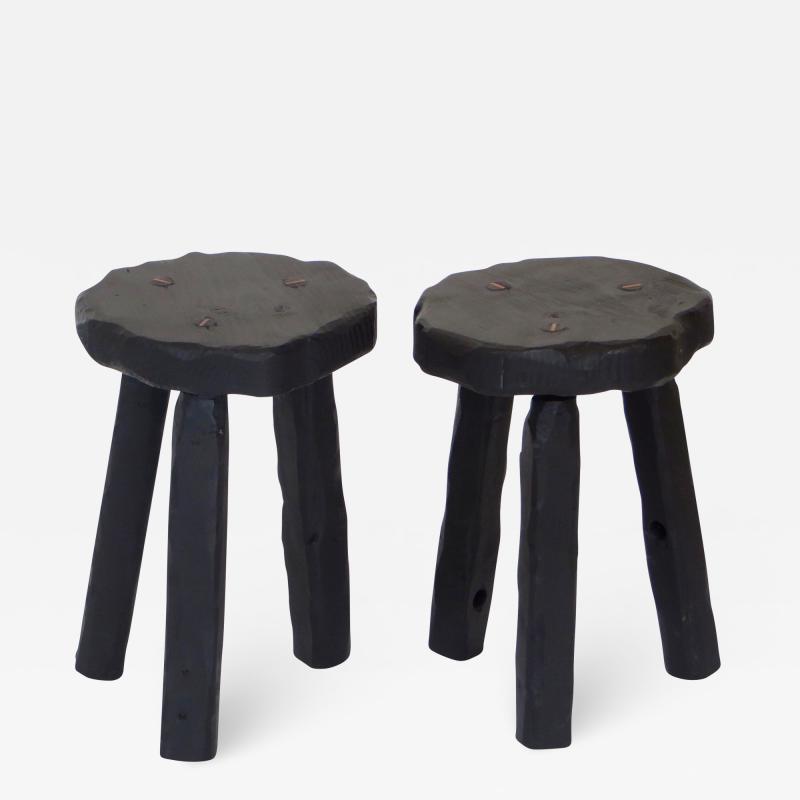 Hannah Vaughan Hannah Vaughan Hand Carved Anthropological Collection Stools 3 and 4