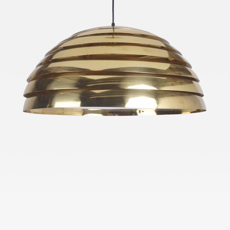 Hans Agne Jakobsson Brass Beehive Pendant in the Style of Hans Agne Jakobsson