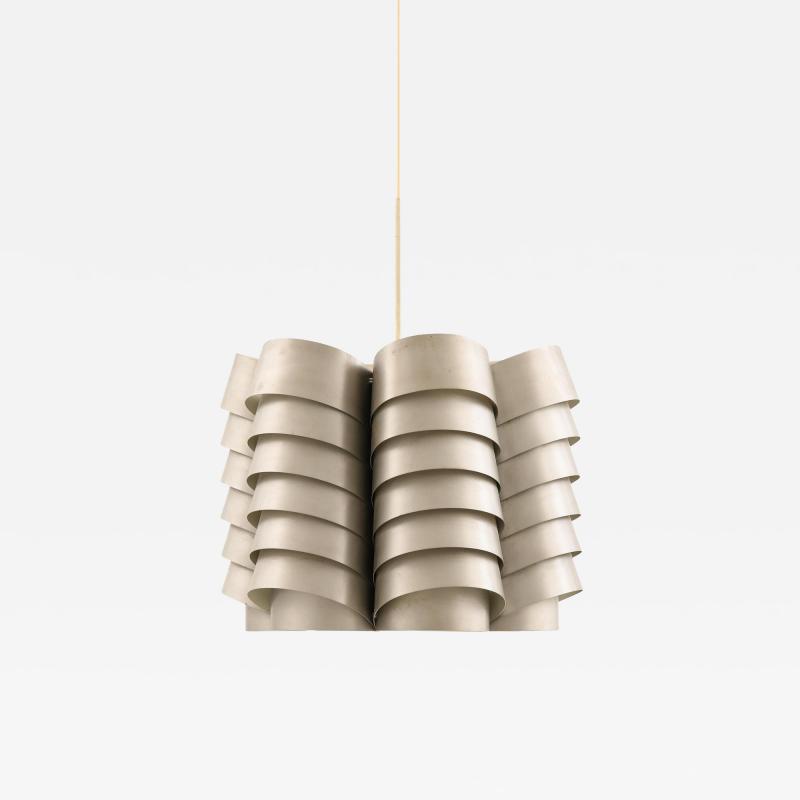 Hans Agne Jakobsson Ceiling Lamp in Aluminum by Hans Agne Jakobsson 1970s