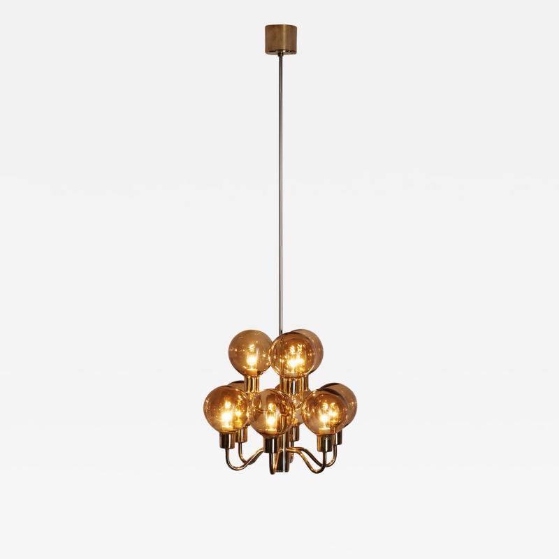 Hans Agne Jakobsson Hans Agne Jakobsson 12 armed Patricia Chandelier for Markaryd Sweden 1960s