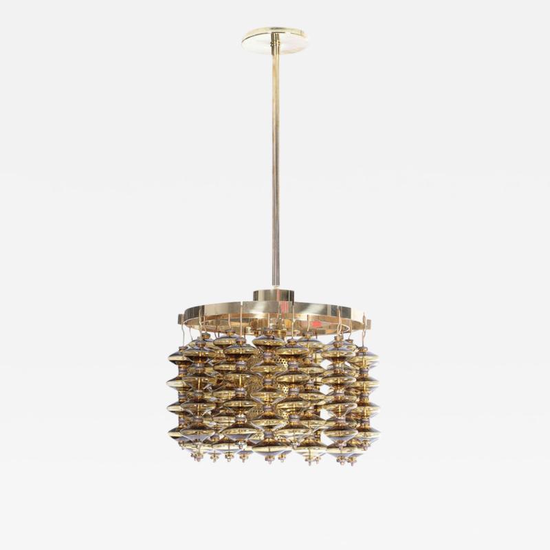 Hans Agne Jakobsson Hans Agne Jakobsson Amber Glass Strand Chandelier