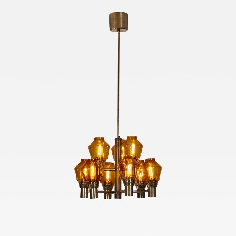 Hans Agne Jakobsson Hans Agne Jakobsson Chandelier for Hans Agne Jakobsson AB Markaryd Sweden 1960s