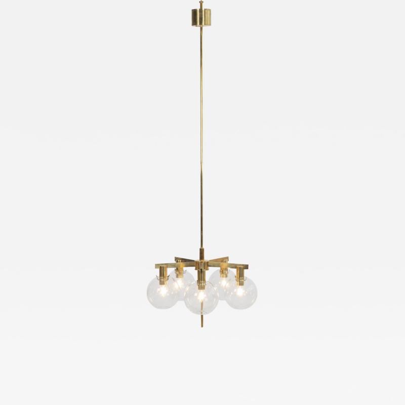 Hans Agne Jakobsson Hans Agne Jakobsson Five Globe Pastoral Chandelier