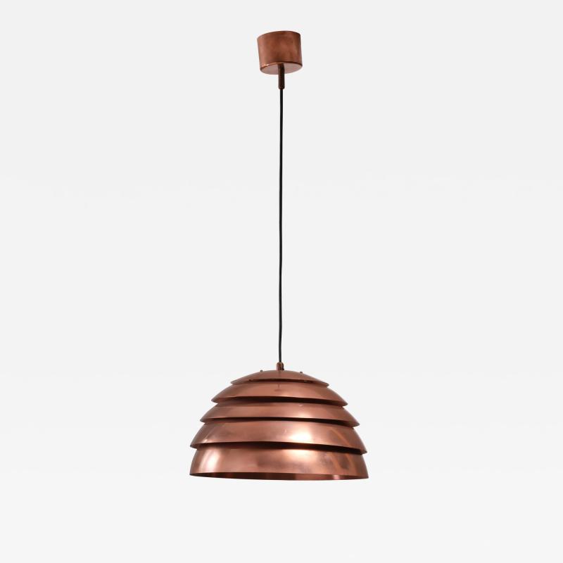 Hans Agne Jakobsson Hans Agne Jakobsson copper pendant Sweden 1960s