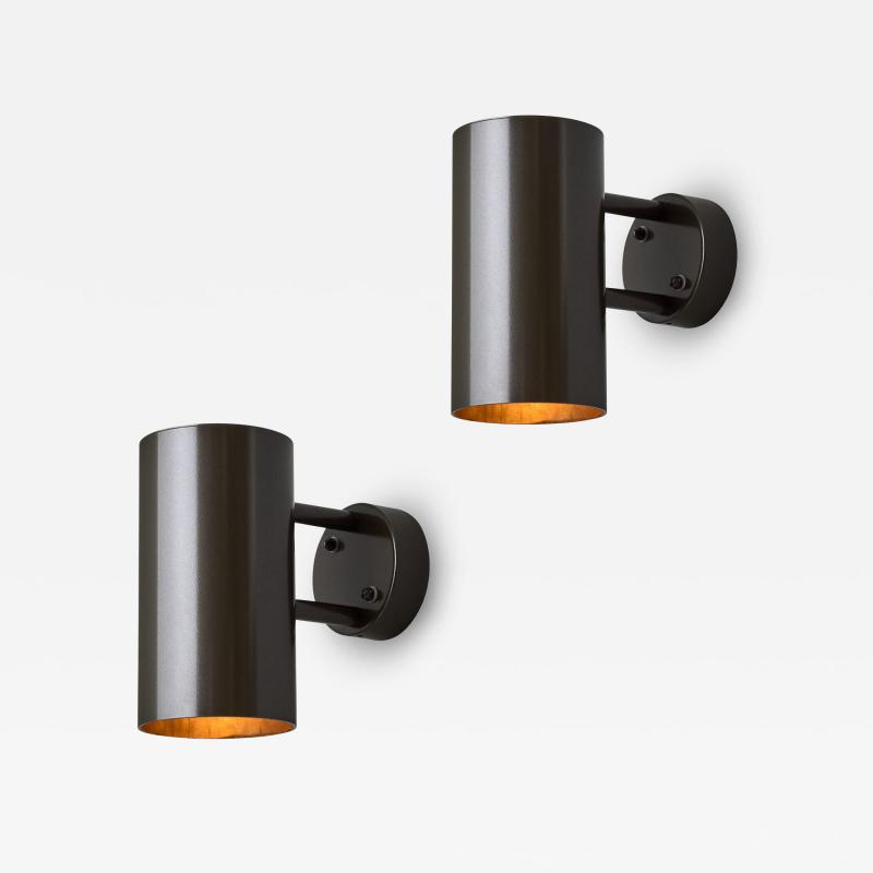 Hans Agne Jakobsson Large Hans Agne Jakobsson C627 Rulle Outdoor Sconce in Painted Bronze