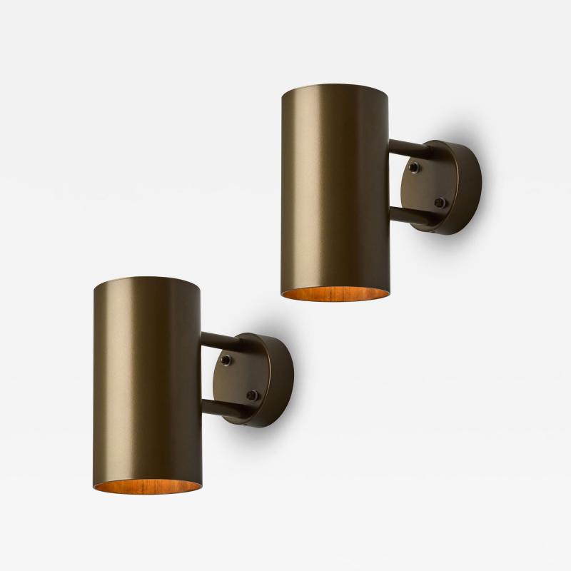 Hans Agne Jakobsson Large Hans Agne Jakobsson C627 Rulle Outdoor Sconce in Painted Brown