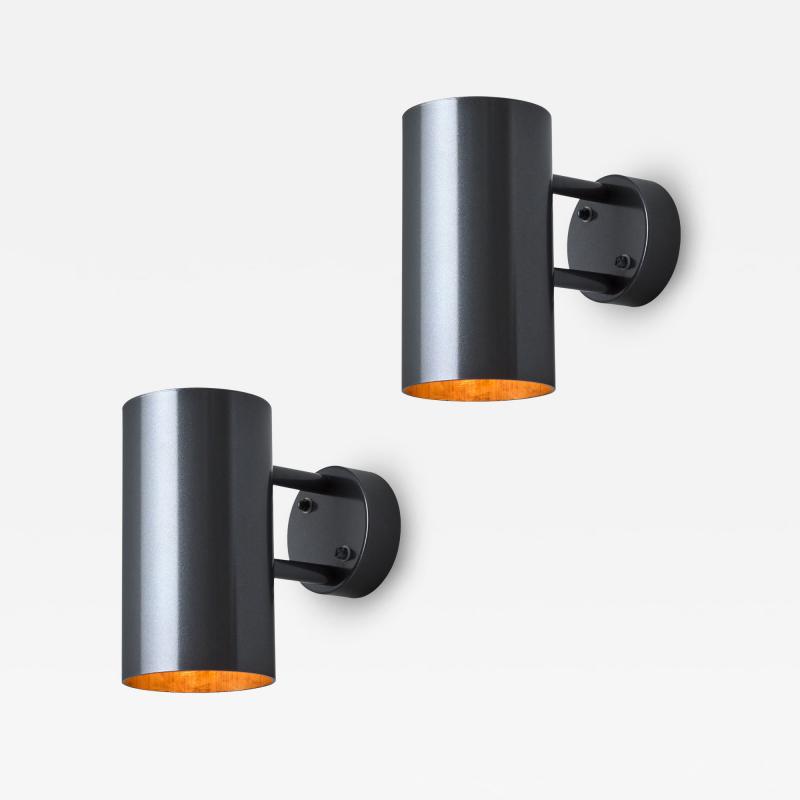 Hans Agne Jakobsson Large Hans Agne Jakobsson C627 Rulle Outdoor Sconce in Painted Steel